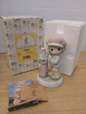 Precious Moments Lord Let Me You Suit Me To A Tee Golf Porcelain Figurine 526193
